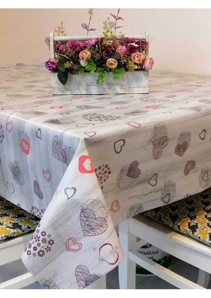 Elyaflı Pvc Muşamba - Desenli Silinebilir Masa Örtüsü indirimleri