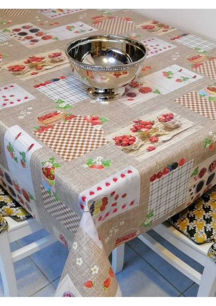 Desenli Silinebilir Masa Örtüsü modelleri