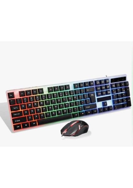 Rgb Aydınlatmalı Kablolu Gaming Klavye ve Mouse Seti