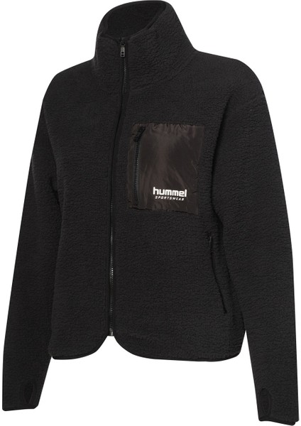 922363-2001 Arun Bayan Fermuarlı Siyah Polar Sweatshirt fırsatları