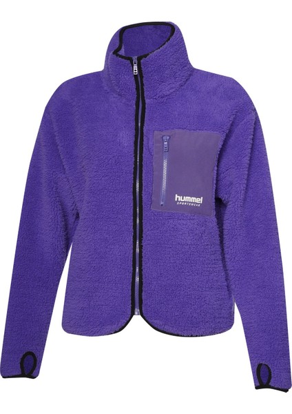 922363-2893 Arun Bayan Fermuarlı Mor Polar Sweatshırt indirimleri