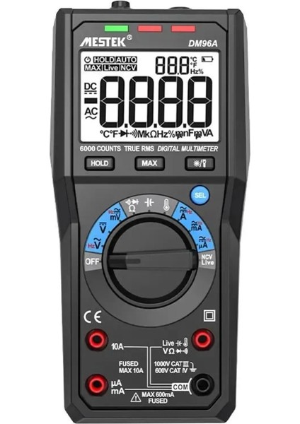 DM96A Otomatik Aralık Multimetre