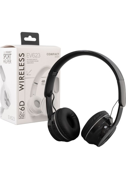 Kablosuz Bluetooth Kulaküstü Tasarım Kulaklık EV623 (4767) - GMS6675-2316