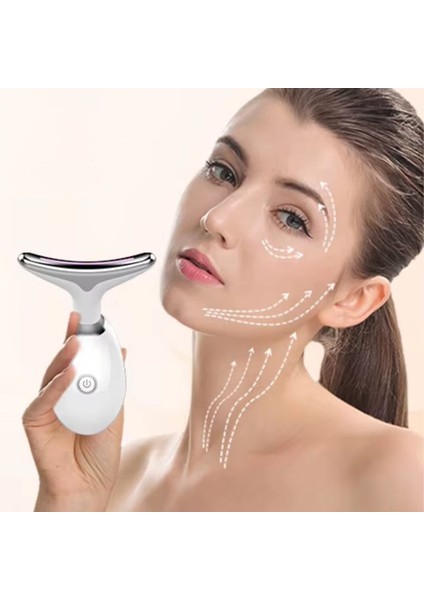7 Farklı Işık Modlu Titreşimli Boyun ve Yüz Ems Güzellik Cihazı (4767) - GMS8159-7045 modelleri