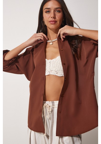 Oversize Basic Gömlek