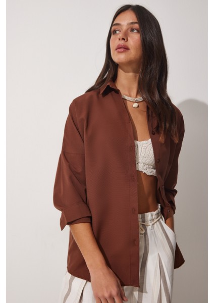Oversize Basic Gömlek