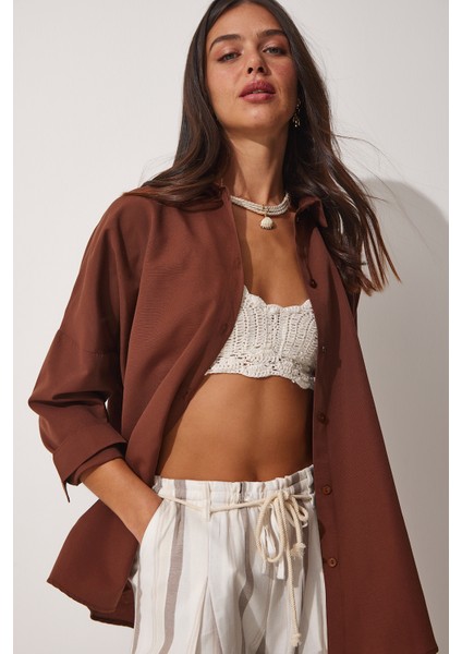 Oversize Basic Gömlek