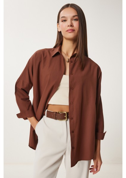 Oversize Basic Gömlek
