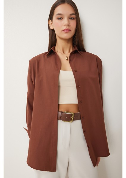 Oversize Basic Gömlek