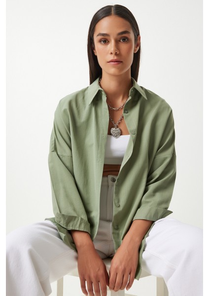 Oversize Basic Gömlek
