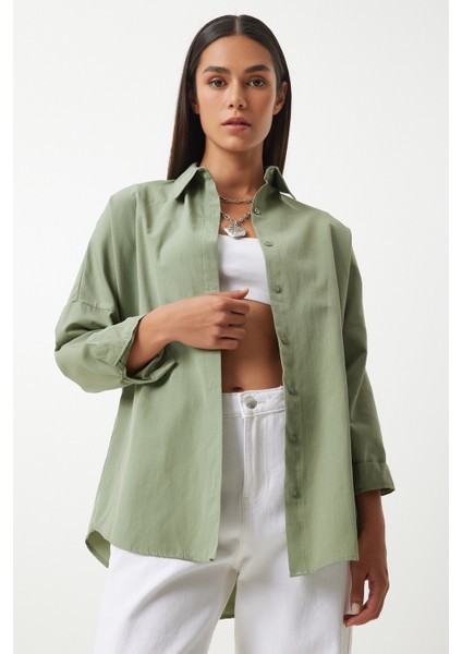 Oversize Basic Gömlek