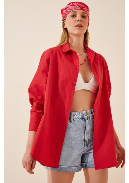 Oversize Basic Gömlek