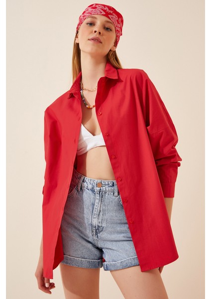 Oversize Basic Gömlek