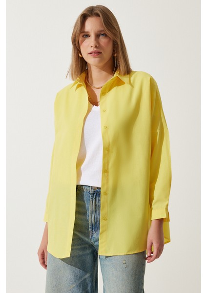 Oversize Basic Gömlek