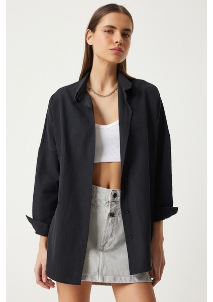 Oversize Basic Gömlek