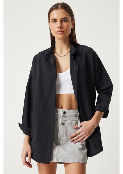 Oversize Basic Gömlek