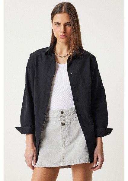 Oversize Basic Gömlek