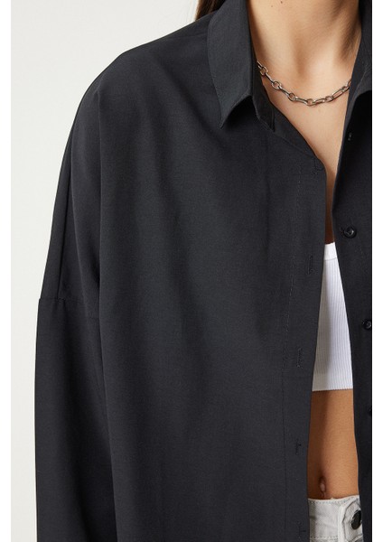 Oversize Basic Gömlek