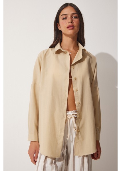 Oversize Basic Gömlek