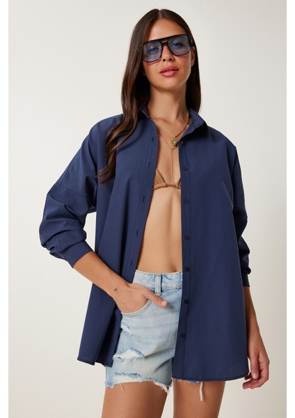 Oversize Basic Gömlek
