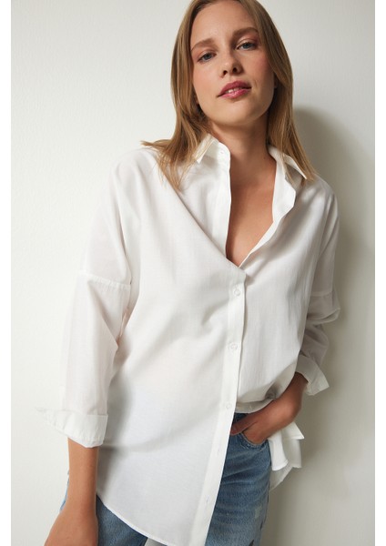 Oversize Basic Gömlek