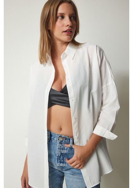 Oversize Basic Gömlek