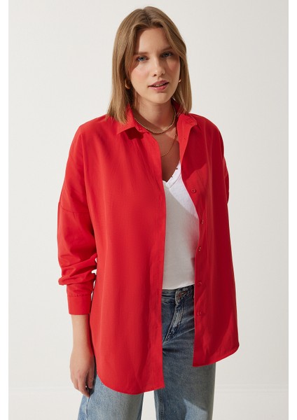 Oversize Basic Gömlek