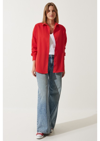 Oversize Basic Gömlek