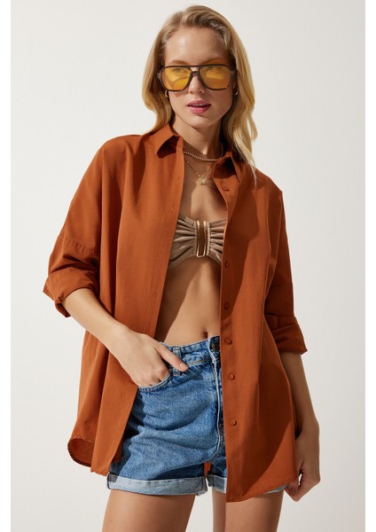 Oversize Basic Gömlek