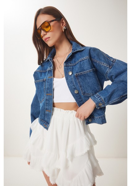 Cepli Denim Ceket