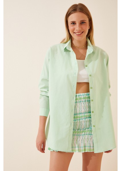 Oversize Basic Gömlek