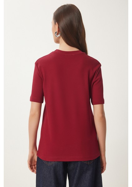 Pamuklu Basic Örme T-Shirt