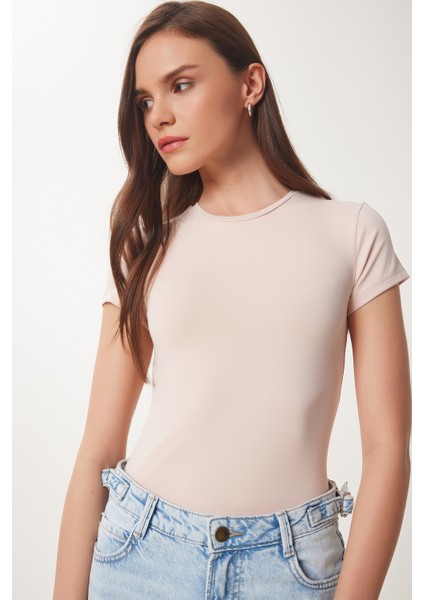 Bedene Oturan Sandy Örme T-Shirt