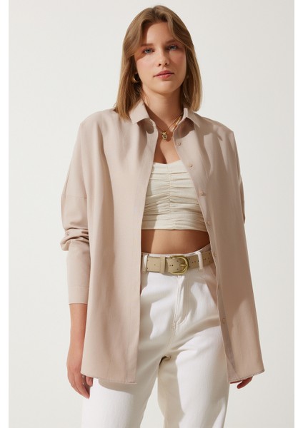 Oversize Basic Gömlek