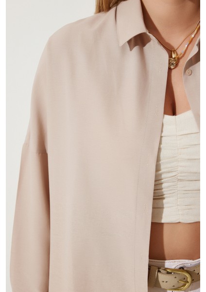 Oversize Basic Gömlek