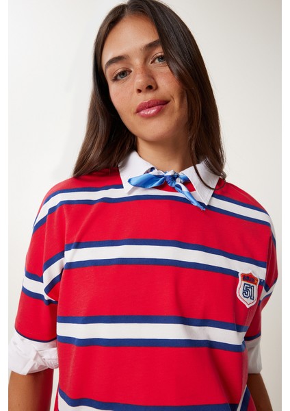 Çizgili Pamuklu Örme T-Shirt fiyatları
