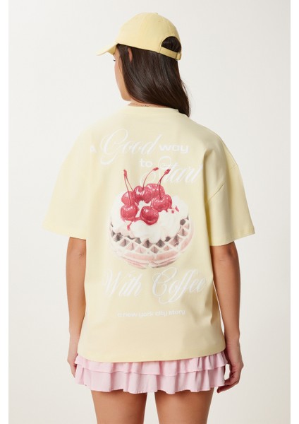 Kabartma Baskılı Örme T-Shirt indirimleri