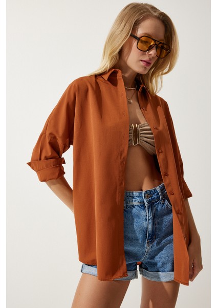 Oversize Basic Gömlek LDD0003 TARÇIN modelleri