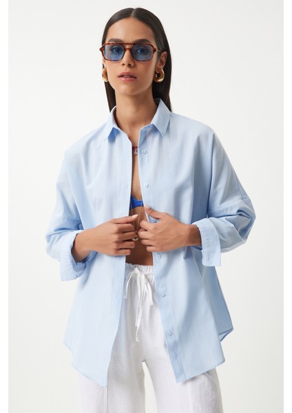 Oversize Basic Gömlek