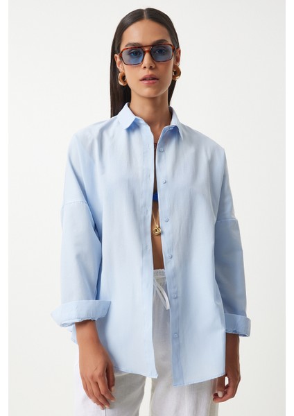 Oversize Basic Gömlek