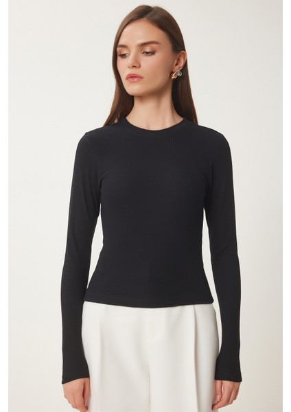 Fitilli Basic Örme Bluz