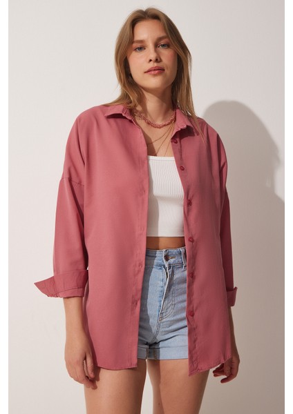 Oversize Basic Gömlek