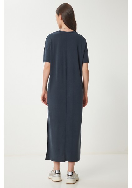 Oversize Basic Yazlık Örme Elbise fırsatları