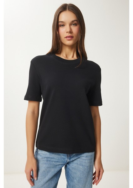 Pamuklu Basic Örme T-Shirt modelleri