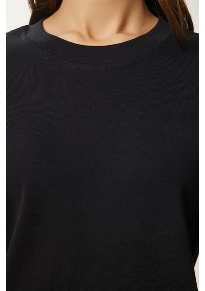 Pamuklu Basic Örme T-Shirt fırsatları