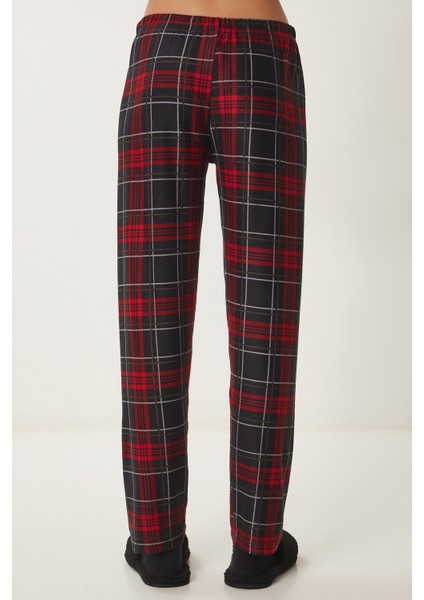 Kareli Gömlek Pantolon Örme Pijama Takımı