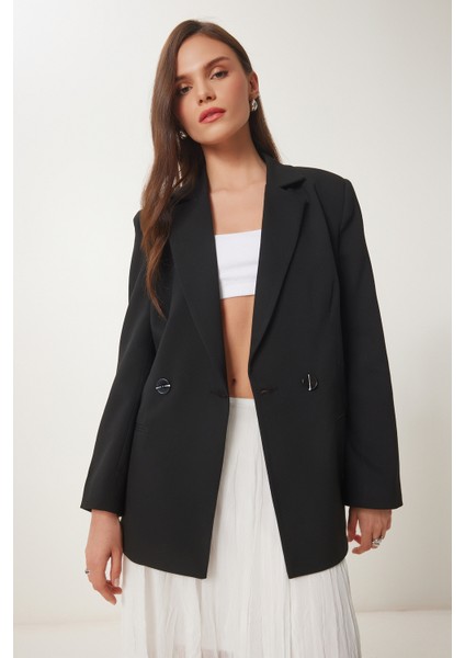 Vatkalı Dokuma Blazer Ceket