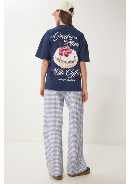 Kabartma Baskılı Örme T-Shirt