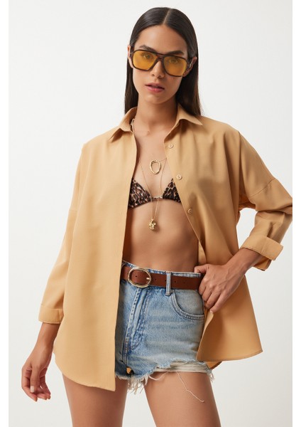 Oversize Basic Gömlek
