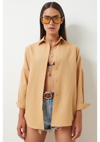 Oversize Basic Gömlek